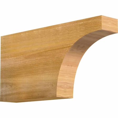 Ekena Millwork Huntington Rough Sawn Rafter Tail, Western Red Cedar, 4"W x 12"H x 24"L RFT04X12X24HUN00RWR